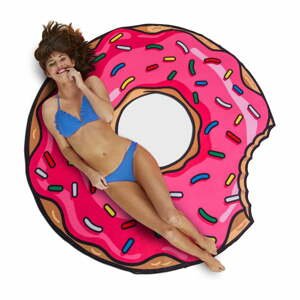 Plážová deka v tvare donutu Big Mouth Inc., ⌀ 152 cm
