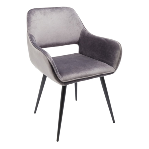 Sada 2 sivých stoličiek Kare Design Francisco