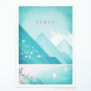 Plagát Travelposter Italy, A3