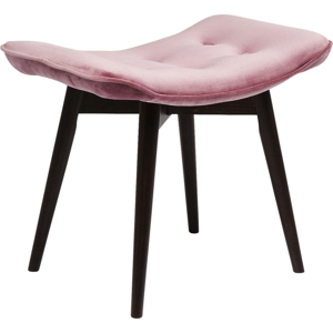 Ružová stolička Kare Design Vicky Velvet