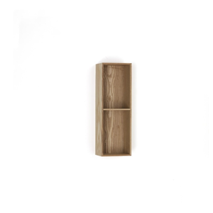 Drevená polička s 2 úložnými priestormi Tomasucci Billa, 60 × 15 × 20 cm