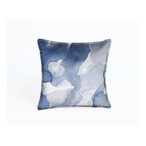 Modrá dekoratívna obliečka na vankúš Velvet Atelier Sky, 45 x 45 cm