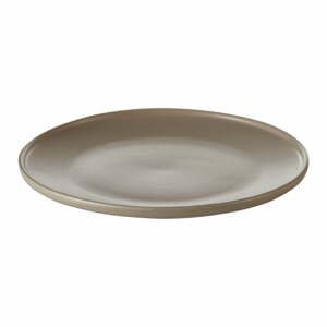 Hnedý kameninový tanier Premier Housewares Malmo, Ø 18 cm