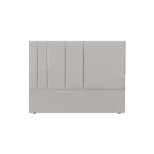 Sivé čelo postele Mazzini Sofas Dahlia, 120 × 160 cm