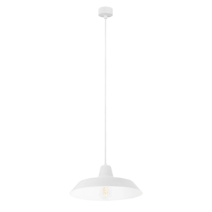 Biele stropné svietidlo Bulb Attack Cinco, ∅ 35 cm