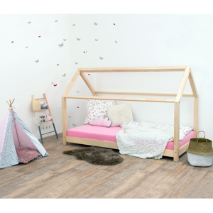Detská posteľ bez bočníc zo smrekového dreva Benlemi Tery, 120 × 200 cm