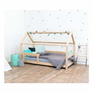 Detská posteľ s bočnicami zo smrekového dreva Benlemi Tery, 90 × 200 cm