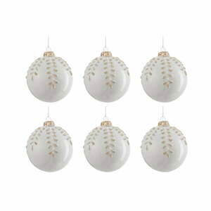 Sada 6 vianočných baniek J-Line Bauble, ⌀ 8 cm