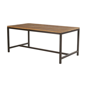 Jedálenský stôl s doskou z brestového dreva Interstil Vintage, 180 × 45 cm