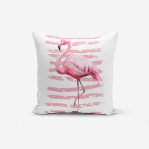 Obliečka na vankúš Minimalist Cushion Covers Linears Flamingo, 45 × 45 cm