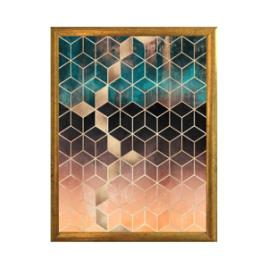 Plagát v ráme Piacenza Art Hexagon, 30 x 20 cm