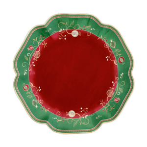 Servírovací tanier s vianočným motívom Brandani Tempo di Festa, ⌀ 31 cm