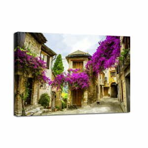 Obraz Styler Canvas Watercolor Old Town, 60 × 80 cm
