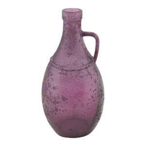 Fialová váza z recyklovaného skla Mauro Ferretti Bordeaux, ⌀ 12,5 cm