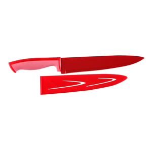 Oceľový nôž v červenej farbe Versa Cuchillo