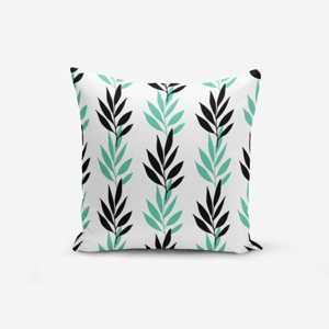 Obliečka na vankúš s prímesou bavlny Minimalist Cushion Covers Colorful LEaf Modern, 45 × 45 cm