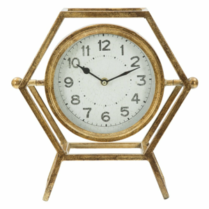 Stolové hodiny v zlatej farbe Mauro Ferretti Ret