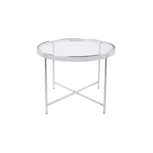 Biely konferenčný stolík Leitmotiv Smooth, 60 × 46 cm