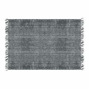 Čierny bavlnený koberec PT LIVING Washed, 140 × 200 cm