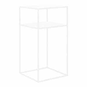 Biely odkladací poschodový stolík Custom Form Tensio, 30 × 30 cm