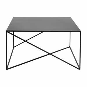 Čierny konferenčný stolík Custom Form Memo, 100 × 100 cm