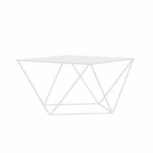 Biely konferenčný stolík Custom Form Daryl, 80 × 80 cm