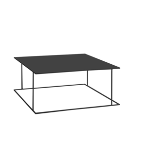 Čierny konferenčný stolík Custom Form Walt, 100 × 100 cm
