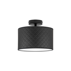 Čierne stropné svietidlo Bulb Attack Trece, ⌀ 25 cm