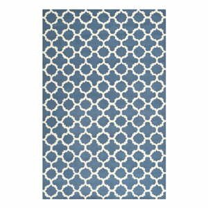 Modrý vlnený koberec Safavieh Bessa, 152x243 cm