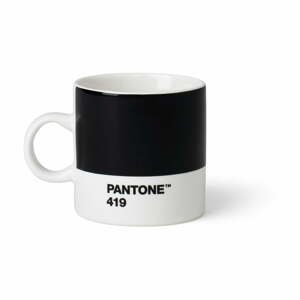 Čierny hrnček Pantone Espresso, 120 ml