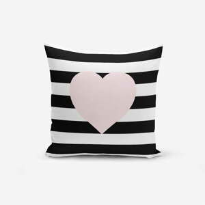 Obliečky na vaknúš s prímesou bavlny Minimalist Cushion Covers Striped Pink, 45 × 45 cm