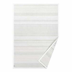 Biely vzorovaný obojstranný koberec Narma Tsirgu, 230 × 160 cm