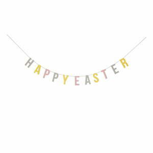 Papierová girlanda Bloomingville Pastel Easter, dĺžka 200 cm