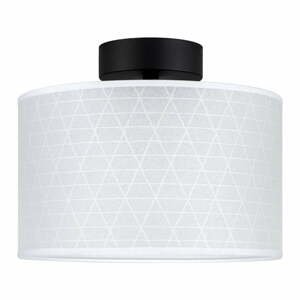 Biele stropné svietidlo so vzorom trojuholníkov Sotto Luce Taiko