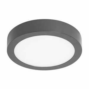 Sivé kruhové stropné svietidlo SULION, ø 30 cm
