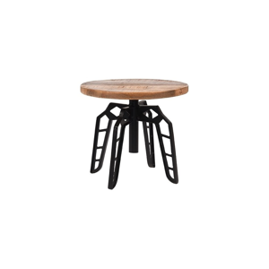 Odkladací stolík s doskou z mangového dreva LABEL51 Pebble, ⌀ 45 cm