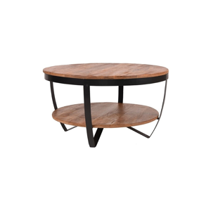 Odkladací stolík s doskou z mangového dreva LABEL51 Rondo, ⌀ 80 cm