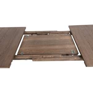 Hnedá prídavná rozkladacia doska stola Actona A-Line