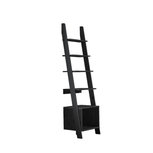 Čierny opierny rebrík s policami Karup Design Vocal Black
