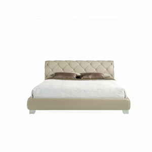 Béžová dvojlôžková posteľ Ángel Cerdá Base, 180 × 200 cm