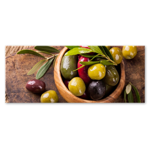 Obraz Styler Glasspik Kitchen Olives I, 30 × 80 cm