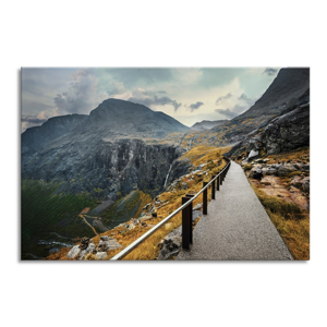 Obraz Styler Glasspik Views Norway Mountains, 80 × 120 cm