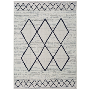 Krémovo-modrý vonkajší koberec Universal Elba, 160 x 230 cm