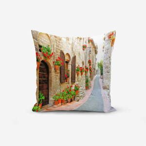Obliečka na vankúš s prímesou bavlny Minimalist Cushion Covers Colorful Street, 45 × 45 cm