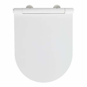 Biele WC sedadlo Wenko Nuoro White, 45,2 × 36,2 cm