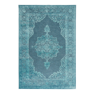 Modrý koberec z viskózy Mint Rugs Willow, 160 × 230 cm