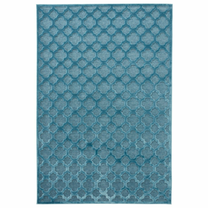 Modrý koberec z viskózy Mint Rugs Bryon, 80 × 125 cm