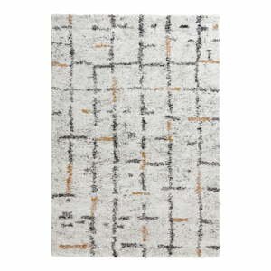 Krémovobiely koberec Mint Rugs Grid, 160 x 230 cm
