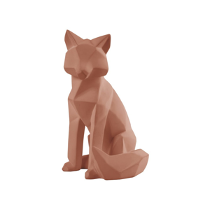 Matne hnedá soška PT LIVING Origami Fox, výška 26 cm