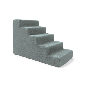 Modrosivé schody pre psov a mačky Marendog Stairs, 40 × 75 × 50 cm